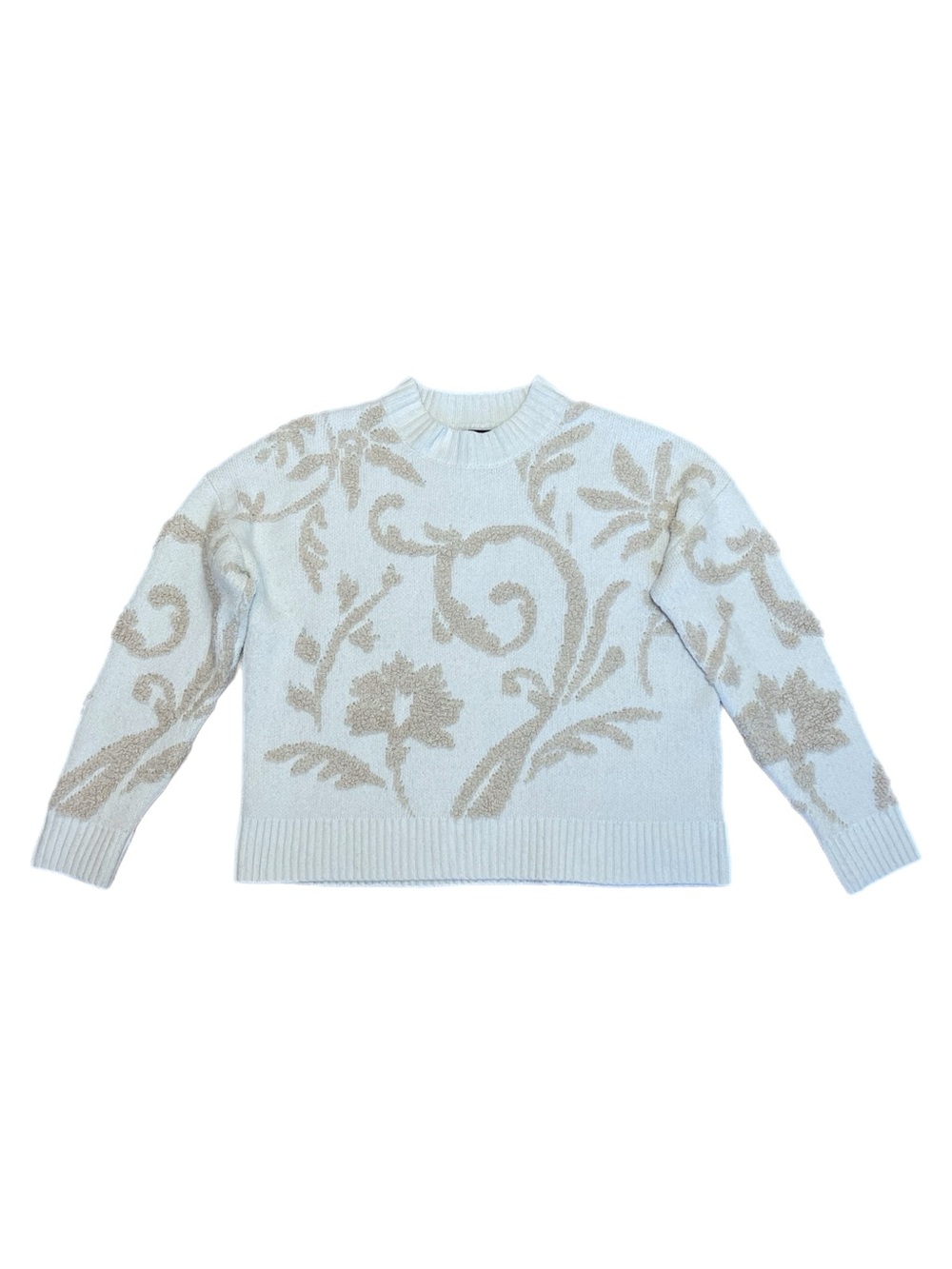 LIKE NEW! Cynthia Rowley Fuzzy Knit Crewneck Sweater